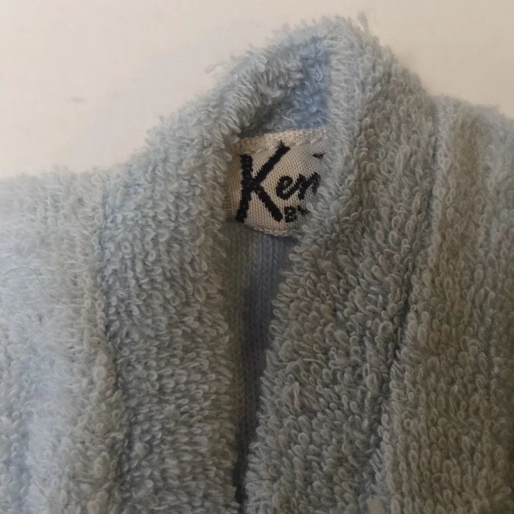Vintage 1960s Barbie‎ Ken #781 Sleeper Set Complete PJs w/ Terry cloth Robe Euc